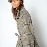 Nylah Check Hat, Oxford Tan TULOSSA!