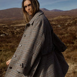 Selestine Check Coat, Oxford tan TULOSSA!