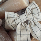 Ruudullinen rusetti M, Linen