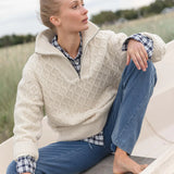 Frances Windbreaker neule, Chalk Melange