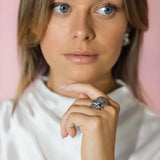 Daisy ring, Steel