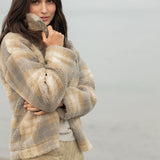 Fay "teddyfleece" takki, Almond Check