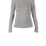 Gunver ribbipaita, Silvergrey-melange