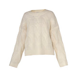 Michaela palmikkoneule, Cream