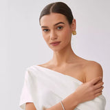 Daisy earring, Gold