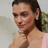 Daisy earring, Steel