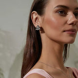 Rosie trio earring, Steel