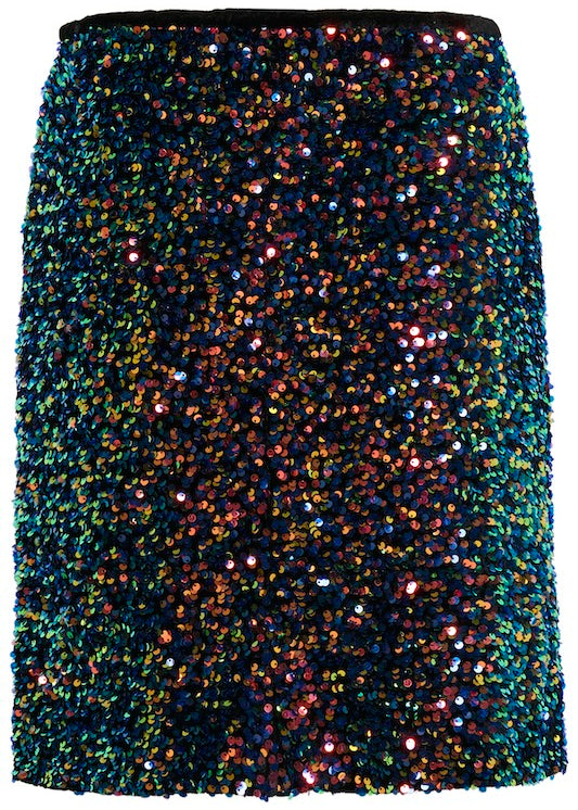 Madelina hame, multi colour sequins