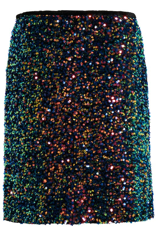 Madelina hame, multi colour sequins