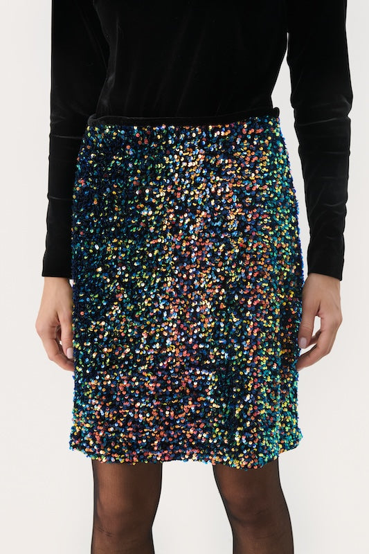 Madelina hame, multi colour sequins