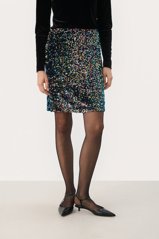 Madelina hame, multi colour sequins