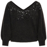 Malan neule, black