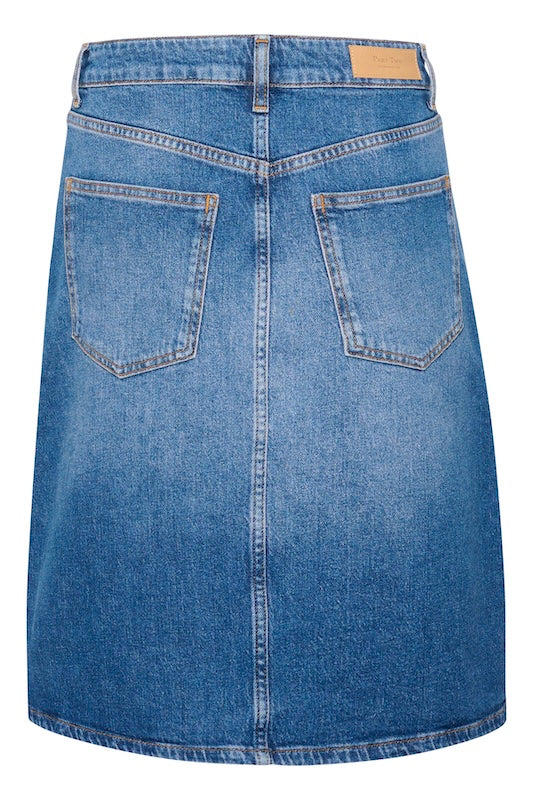 Leja farkkuhame, medium blue denim