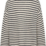Nahni neulepusero, navy natural stripe
