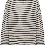 Nahni neulepusero, navy natural stripe