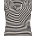 Nikkia toppi, french oak and navy stripe