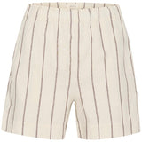 Rigge pellavashortsit, Eggnog And Brown Stripe