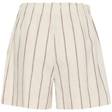 Rigge pellavashortsit, Eggnog And Brown Stripe