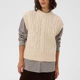 Chanina neuleliivi villaa, Whitecap Grey