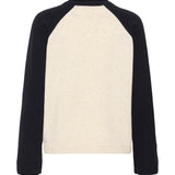Cleo neulepusero villaa, Oatmeal/Navy
