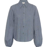 Ilse Balloon Sleeve paita, Douglas Green Check