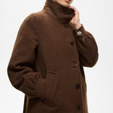 Cecilia lyhyt villakangastakki, Downtown Brown