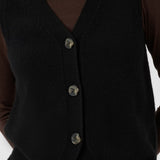 Sylva neuleliivi villaa, Black