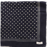 Celesta ohut villahuivi, Dark Navy Dot