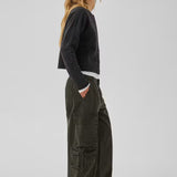 Elo Cargo Pants long, Olive Night/Green