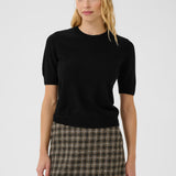 Natanya lyhythihainen neule, Black