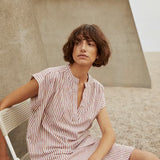 Bettina pusero, Burnt Russet Stripe