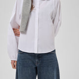Sunna Balloon Sleeve paita, Bright White
