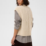 Chanina neuleliivi villaa, Whitecap Grey