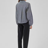 Ilse Balloon Sleeve paita, Douglas Green Check