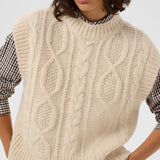Chanina neuleliivi villaa, Whitecap Grey