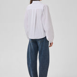 Sunna Balloon Sleeve paita, Bright White