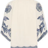 Biancha pusero, Whisper White w Blue