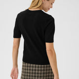 Natanya lyhythihainen neule, Black