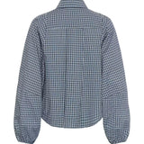 Ilse Balloon Sleeve paita, Douglas Green Check