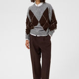 Sorayas neulepusero, Brown/Grey Check