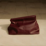 Clay Clutch nahkaa, Burgundy