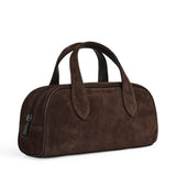 Thora mokkalaukku, Suede, Dark Brown