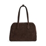 Elara työlaukku, Suede Dark Brown