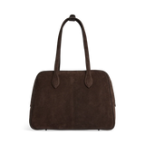 Elara työlaukku, Suede Dark Brown