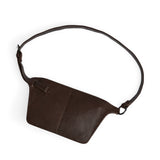 Zaya vyölaukku mokkanahkaa, Suede, Dark Brown