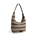 Solea Bag Raffia, Natural-Black