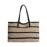 Avani MBG Shopper Raffia, Natural-Black