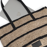 Avani MBG Shopper Raffia, Natural-Black
