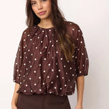 Dita pilkullinen paita, Dark Brown