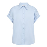 Poppy Elastic Cuff lyhythihainen paita, Pale Blue